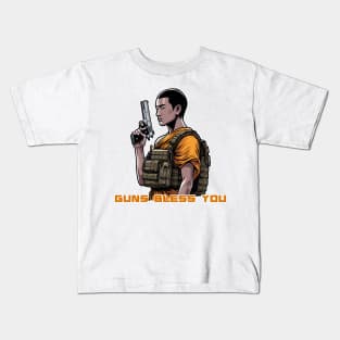 Gun Bless You Kids T-Shirt